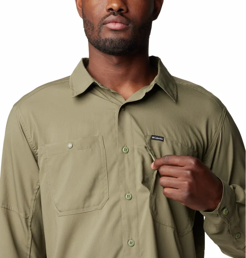 Columbia Silver Ridge Utility Lite LS Shirt in Stone Green-4