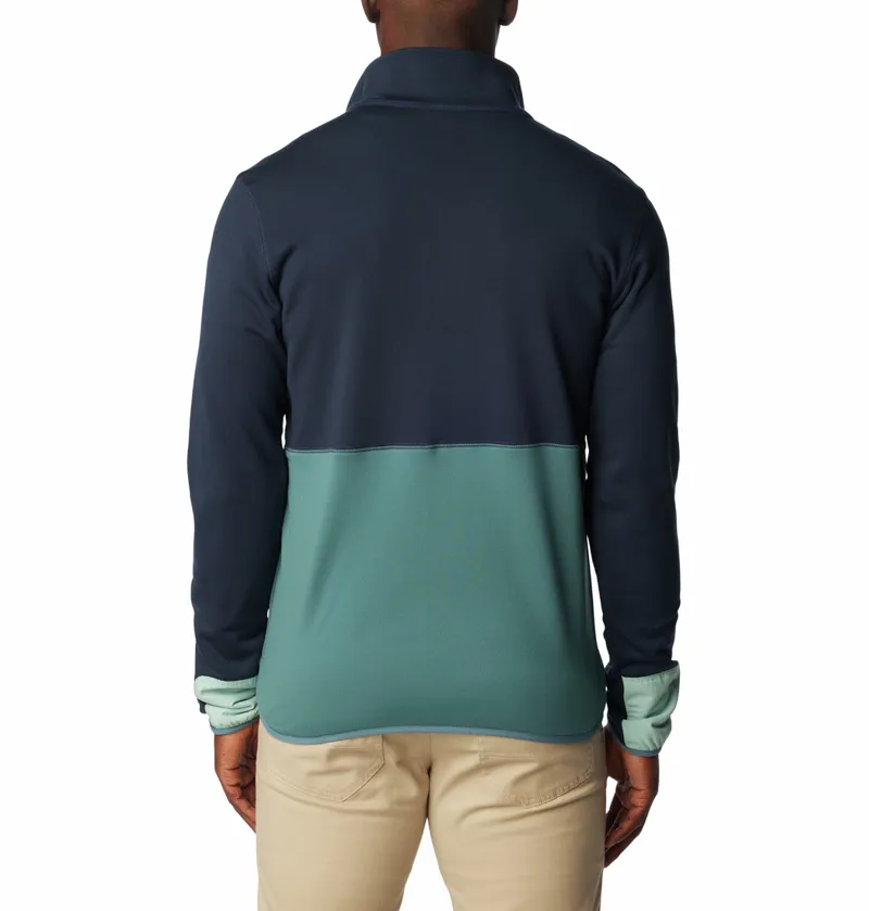 Columbia Hike Full Zip Technical Fleece in Collegiate Navy / Cloudburst Spray-3
