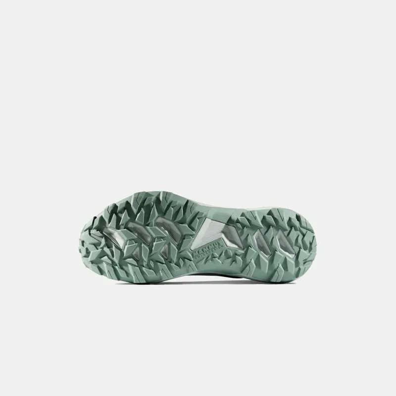 Mammut Girun II Low GTX Women's Shoes in Silver Sage-White-2