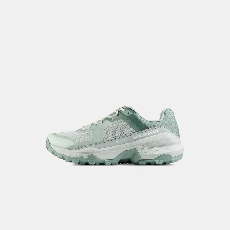Mammut Girun II Low GTX Women's Shoes in Silver Sage-White