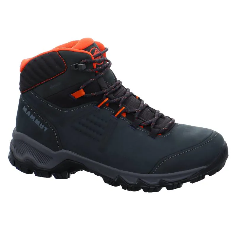 Mammut Mercury IV Mid GTX Hiking Boots in Black-Hot Red-1
