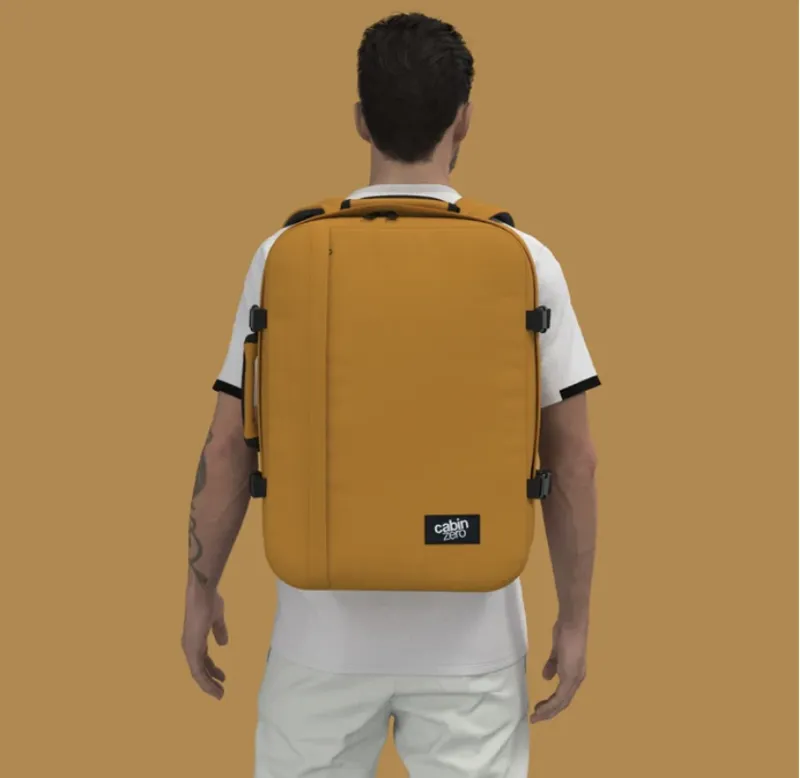Cabin Zero Classic 44 Litre Cabin Backpack in Orange Chill-13
