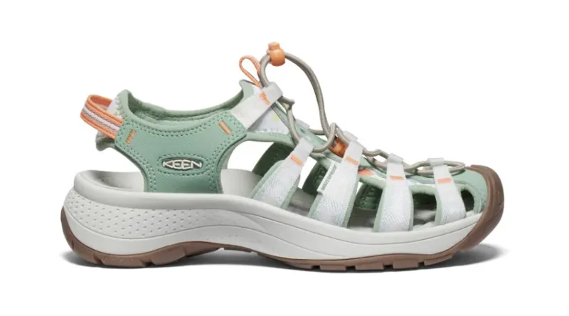 Keen Women's Astoria Sandal in Terrazzo/ Granite Green