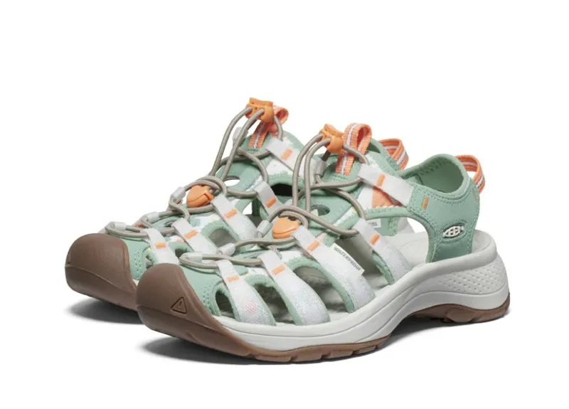 Keen Women's Astoria Sandal in Terrazzo/ Granite Green-1