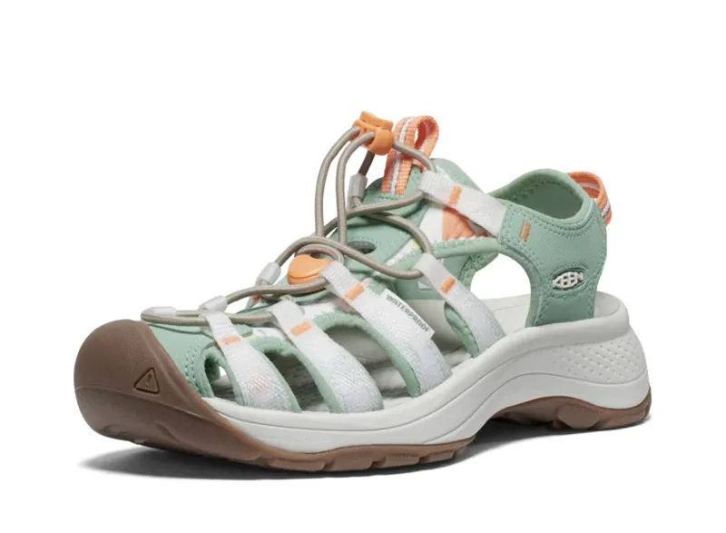 Keen Women's Astoria Sandal in Terrazzo/ Granite Green-2