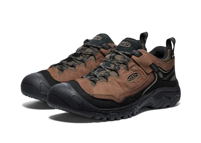KEEN Targhee IV Waterproof Shoe in Bison/Black-1