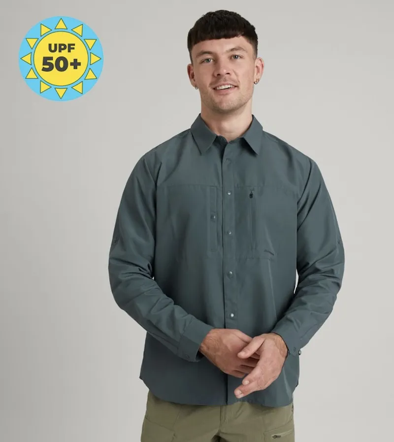 Kathmandu Sun Scout LS Shirt in Light Night