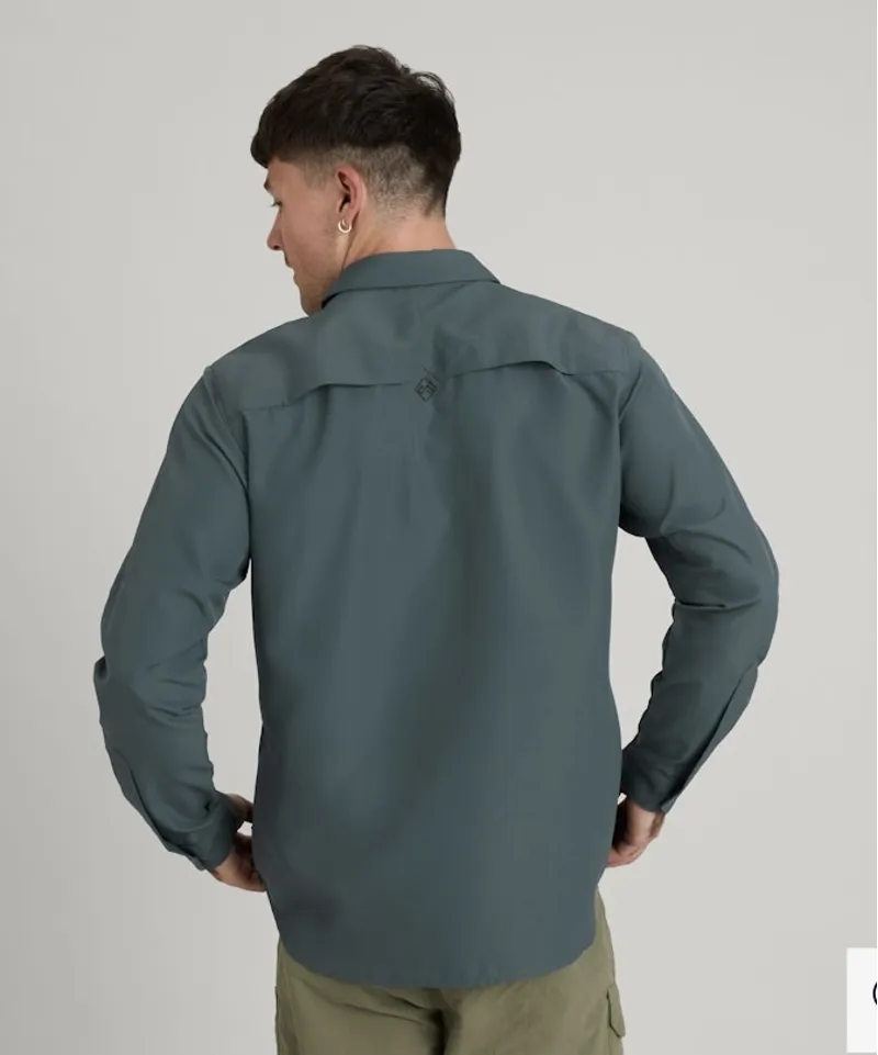 Kathmandu Sun Scout LS Shirt in Light Night-3
