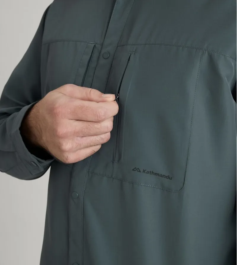 Kathmandu Sun Scout LS Shirt in Light Night-4