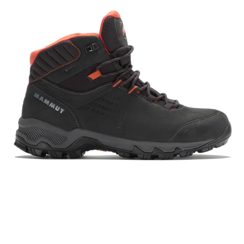 Mammut Mercury IV Mid GTX Hiking Boots in Black-Hot Red