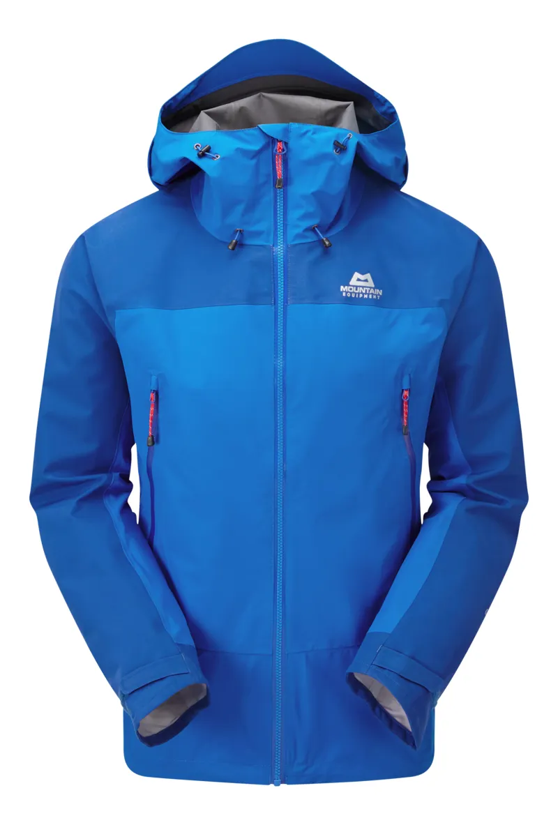 Mountain Equipment Saltoro Waterproof Jacket in Lapis Blue/Dk Ocean