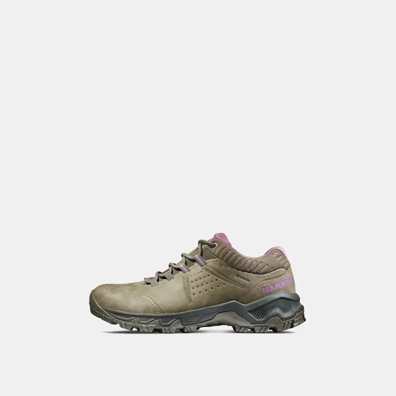 Mammut Nova IV Low GTX Womens Hiking Shoes in Iguana-Grape-5
