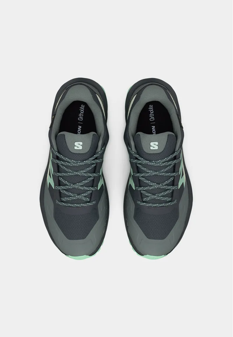 SALOMON Women's Outscape Gore-Tex Waterproof shoes in Asphalt/Clearly Aqua/ Lichen-4