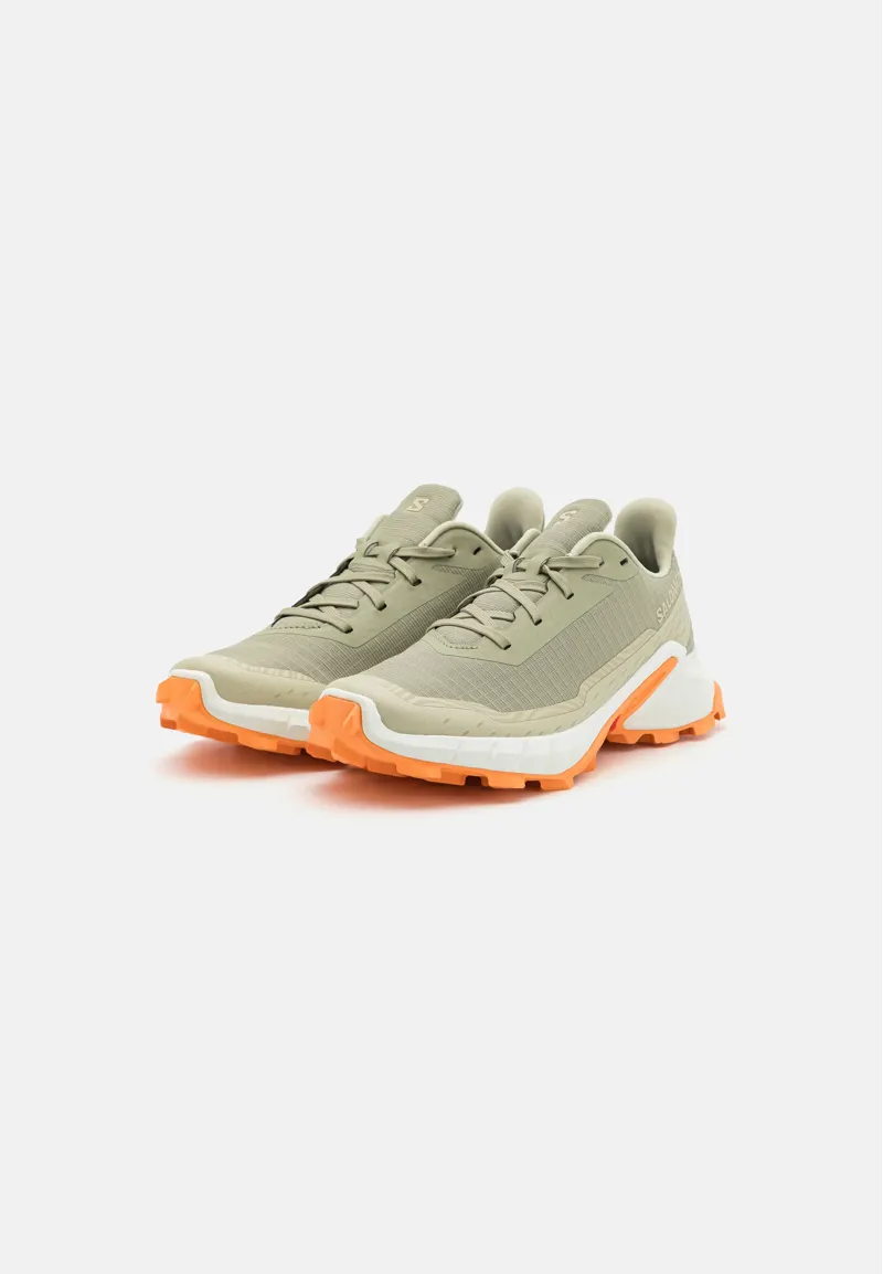 SALOMON Women's Alphacross 5 in Teal/Icicle/Papaya-2