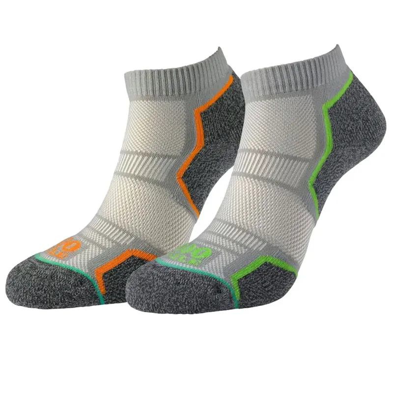 1000 MILE Run Ankle 2 pack in Grey