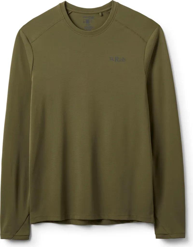 RAB Force Long Sleeve UPF40 T-Shirt in Olive