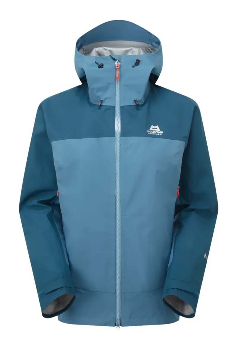 MOUNTAIN EQUIPMENT Saltoro Women's Gore-Tex Waterproof Jacket in Stellar/Majolica