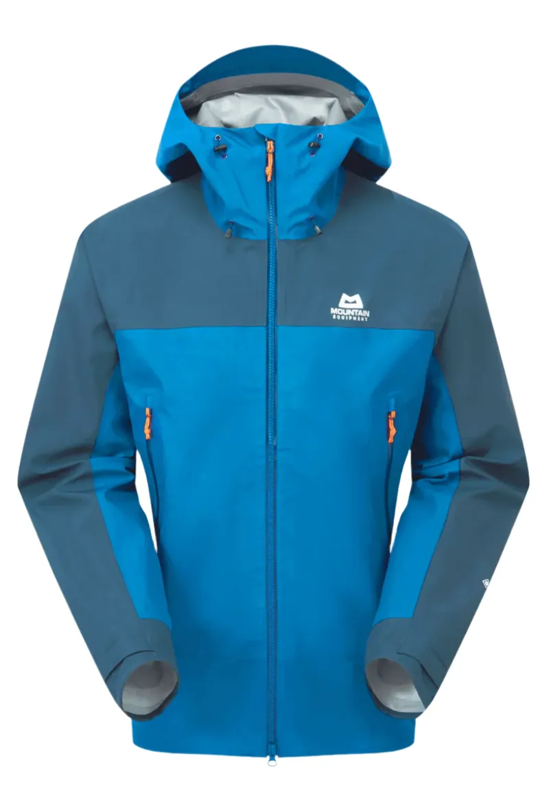 MOUNTAIN EQUIPMENT Saltoro Gore-Tex Waterproof Jacket in MYKONOS/Majolica
