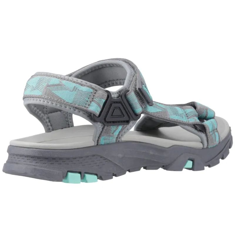 COTSWOLD Women's Stanton Walking Sandal in Grey/Turquoise-1