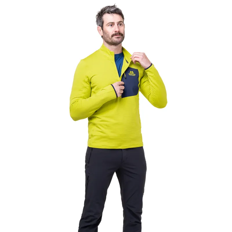 MOUNTAIN EQUIPMENT Lumiko Zip Technical Lightweight Fleece in Vine/Cosmos-1