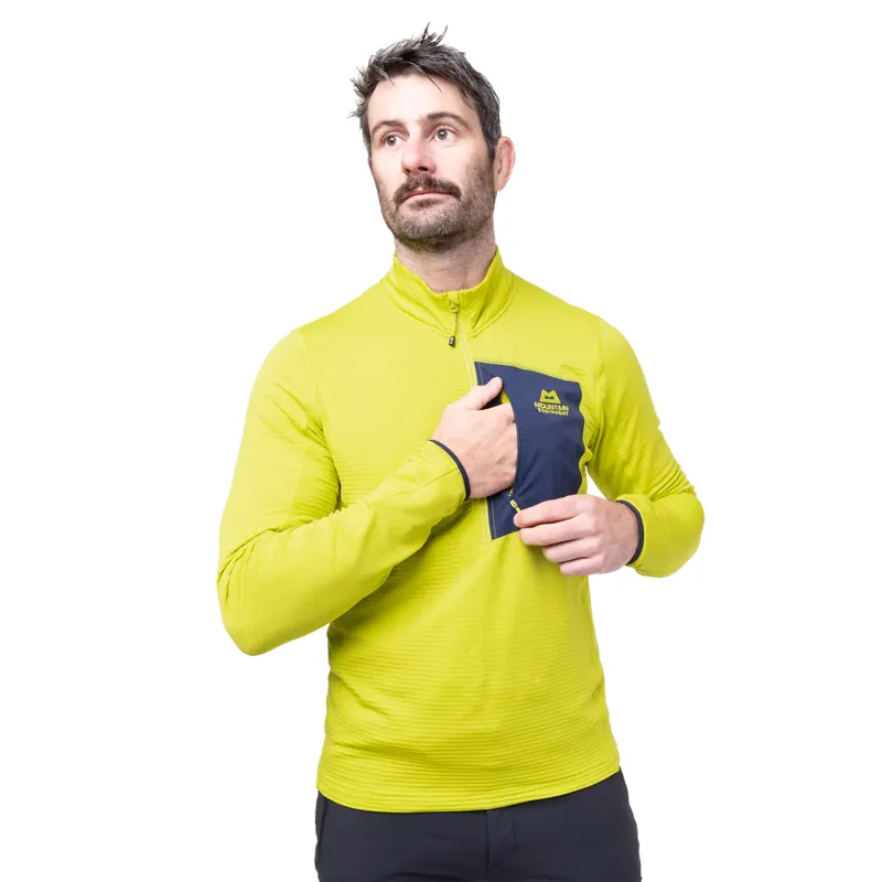 MOUNTAIN EQUIPMENT Lumiko Zip Technical Lightweight Fleece in Vine/Cosmos-2