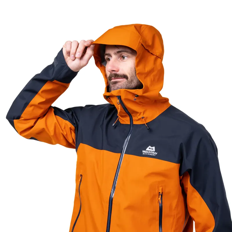 MOUNTAIN EQUIPMENT Saltoro Gore-Tex Waterproof Jacket in Rust/Cosmos-4