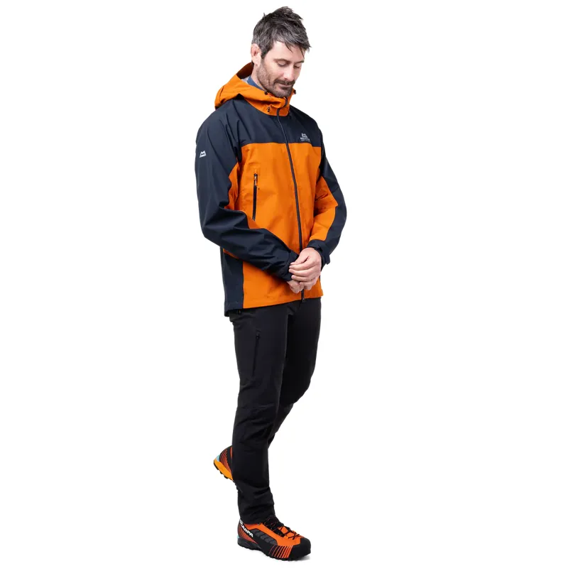 MOUNTAIN EQUIPMENT Saltoro Gore-Tex Waterproof Jacket in Rust/Cosmos-2