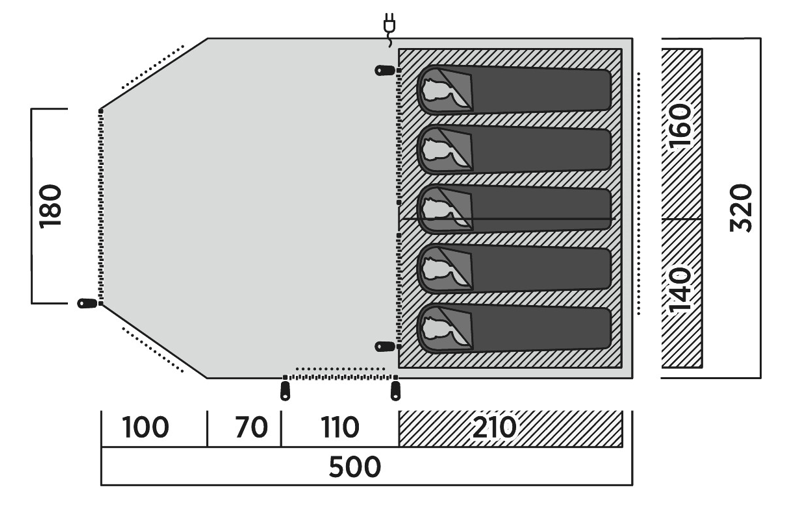EASY CAMP Hamra 5 Person Family Tent-4