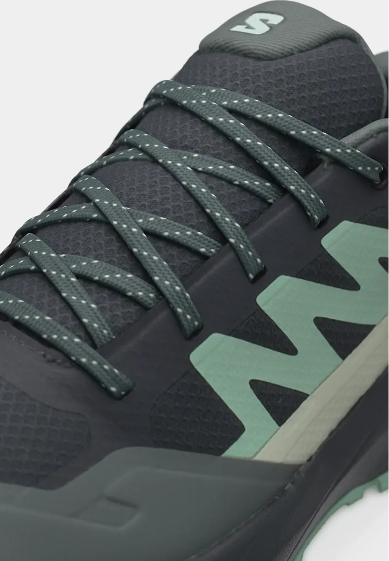 SALOMON Women's Outscape Gore-Tex Waterproof shoes in Asphalt/Clearly Aqua/ Lichen-5