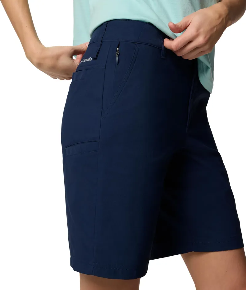 COLUMBIA Women's Leslie Falls Long Hiking Short in Collegiate Navy-2