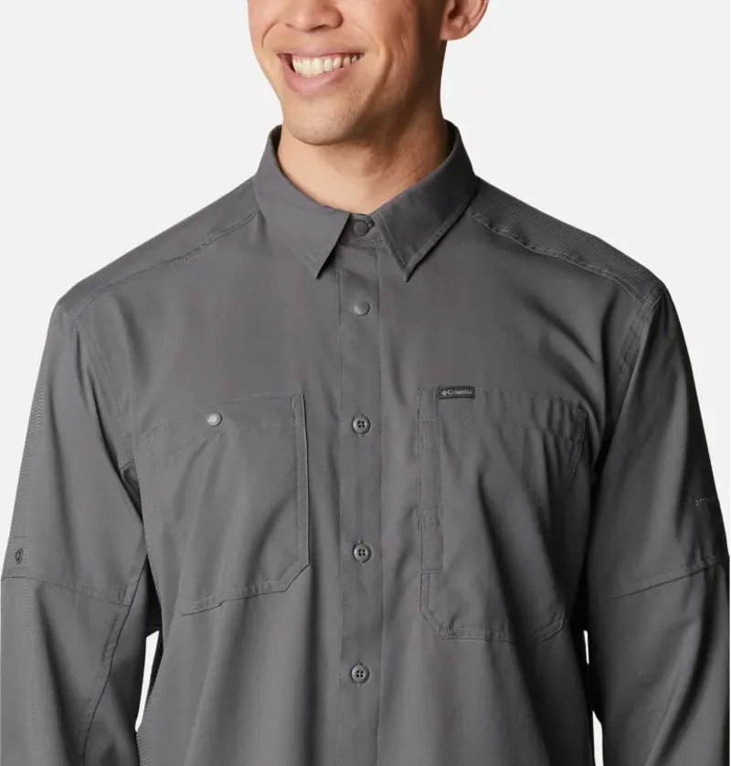COLUMBIA Silver Ridge Utility Lite LS Shirt in City Grey-3