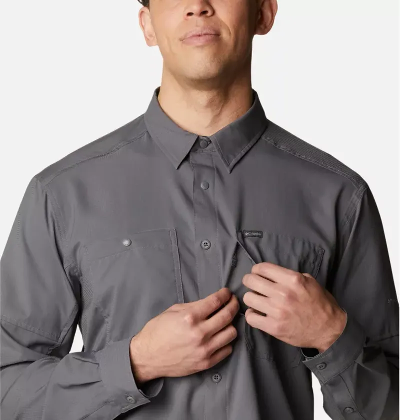 COLUMBIA Silver Ridge Utility Lite LS Shirt in City Grey-4