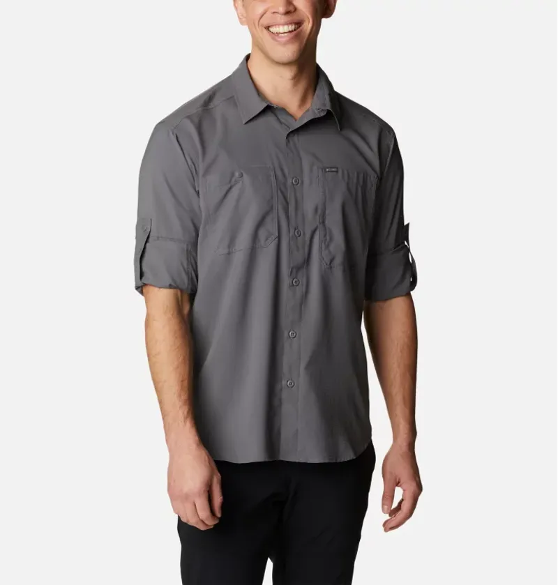 COLUMBIA Silver Ridge Utility Lite LS Shirt in City Grey-6