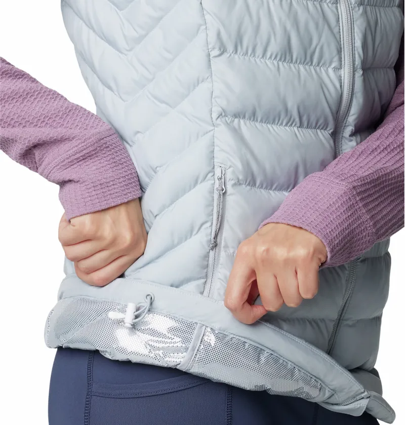 Columbia Women's Powder Lite II Vest in Sea Salt/City Grey-3
