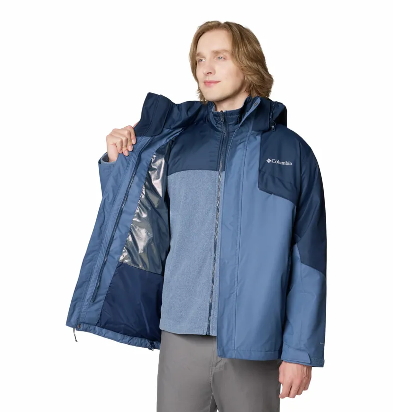 Columbia Bugaboo III Interchange 3-IN-1 Waterproof Jacket in Dark Mountain-2