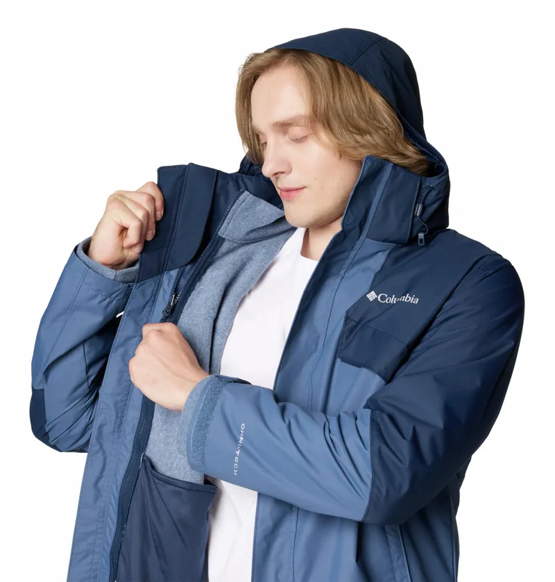 Columbia Bugaboo III Interchange 3-IN-1 Waterproof Jacket in Dark Mountain-1