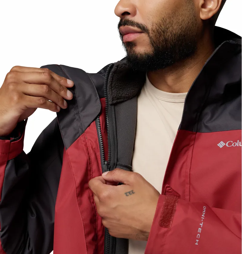 COLUMBIA Hikebound II Interchange Waterproof Jacket in Red Oxide-8