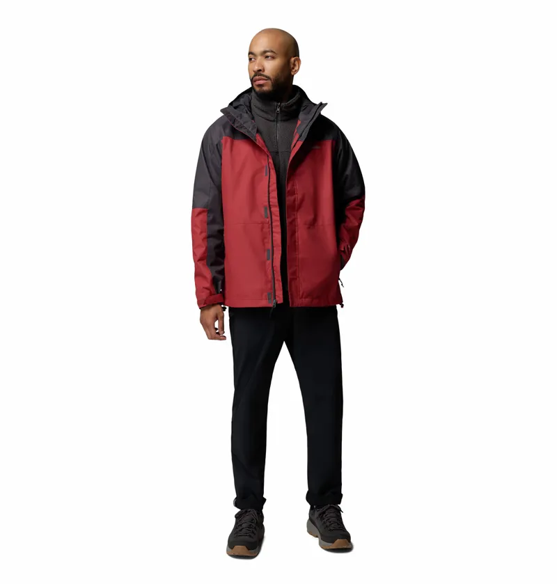 COLUMBIA Hikebound II Interchange Waterproof Jacket in Red Oxide-1