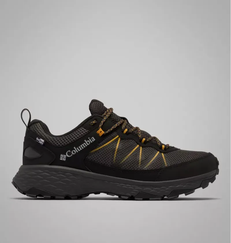 COLUMBIA Peakfreak Rush Outdry Waterproof shoe in Black/Raw Honey
