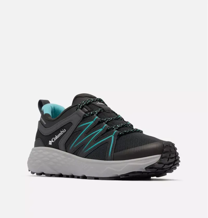COLUMBIA Women's Peakfreak Roam Waterproof shoe in Black/Teal-1