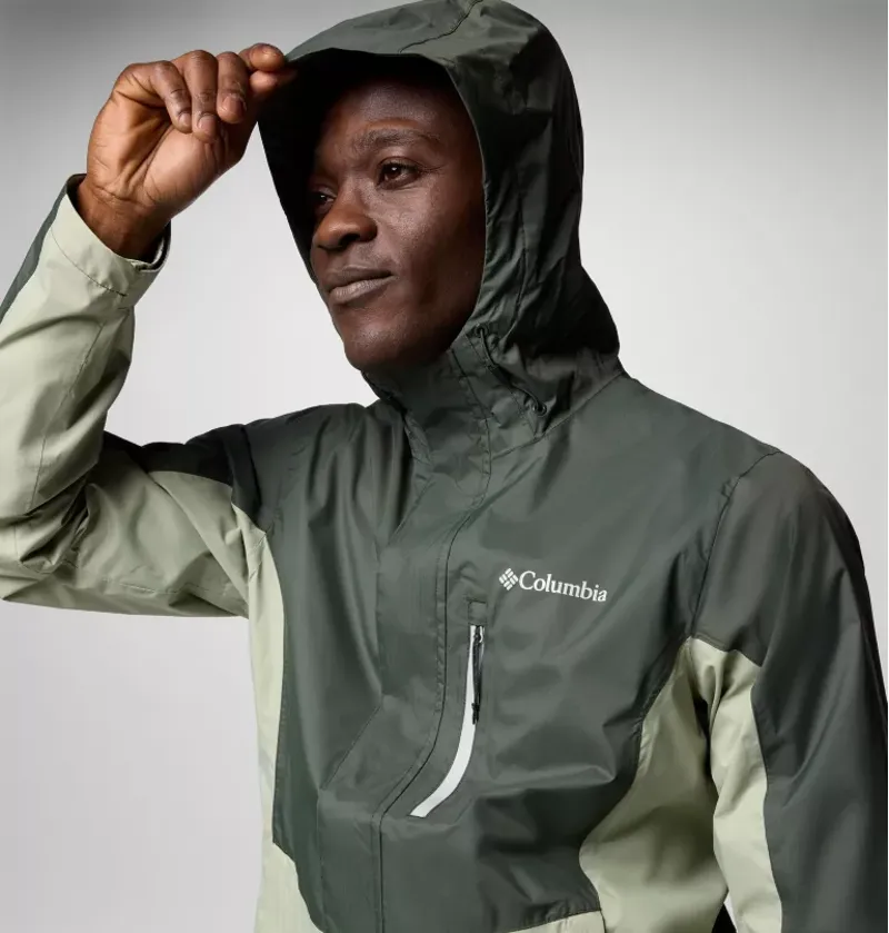 COLUMBIA Pouring Adventure III in Green scape/Safari-4