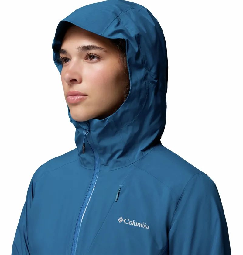 COLUMBIA Women's Trailborne 2.5 Layer Waterproof Shell in Phoenix Blue-3