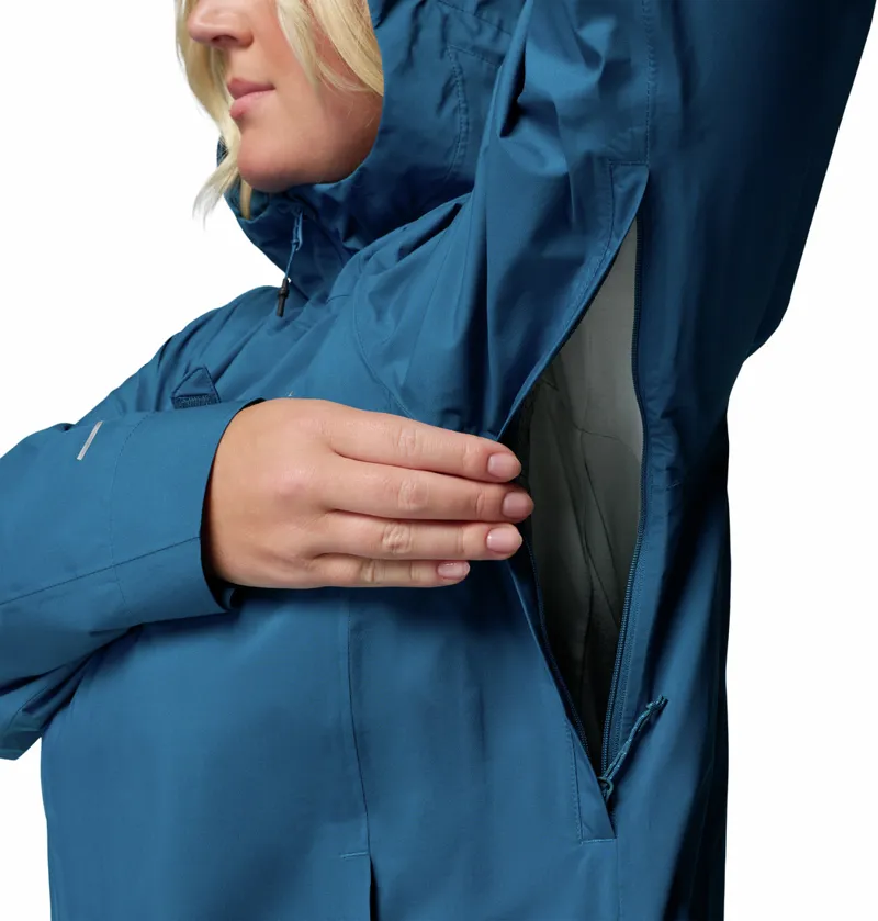 COLUMBIA Women's Trailborne 2.5 Layer Waterproof Shell in Phoenix Blue-4