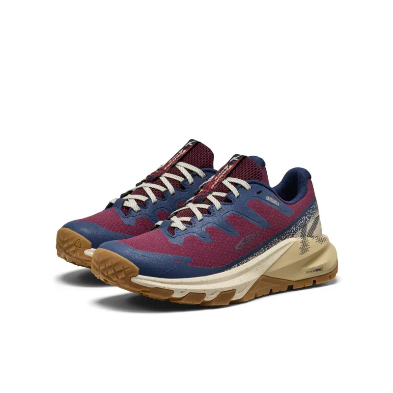KEEN Women's Targhee Apex Waterproof Shoe in Fig/Naval Academy-1