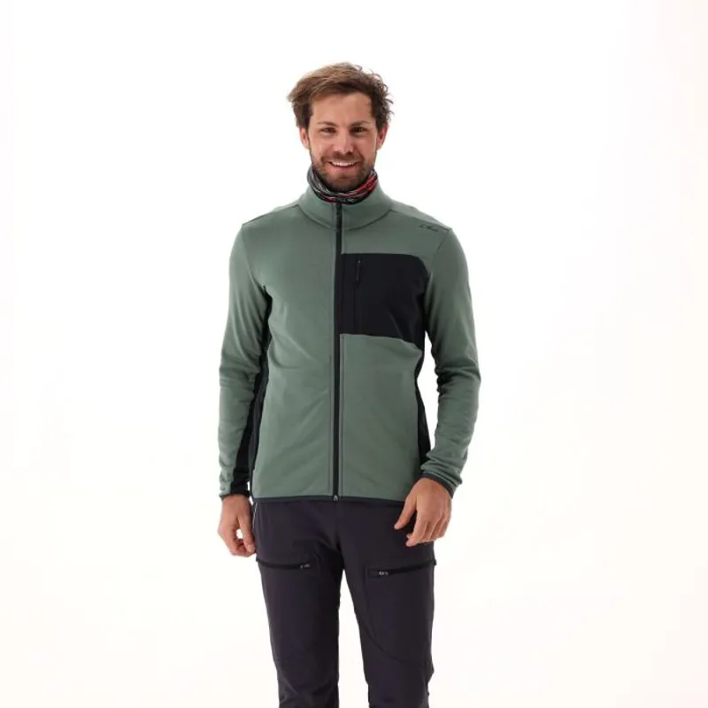 CMP Grid Mountain Fleece in Musk-1