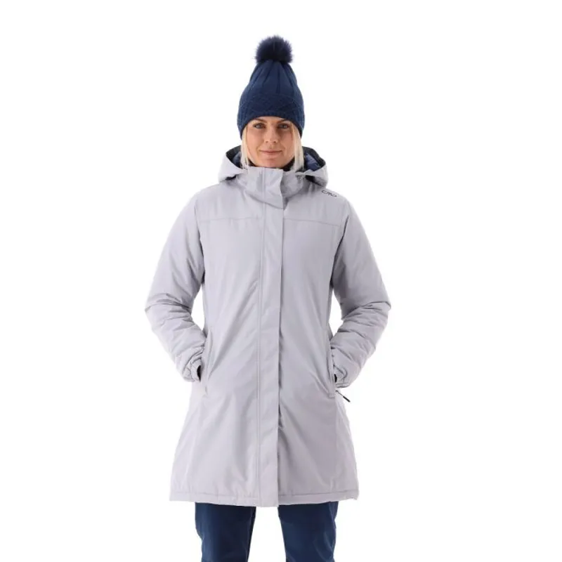 CMP Womens Waterproof Insulated Parka in Blue Ink Navy-2