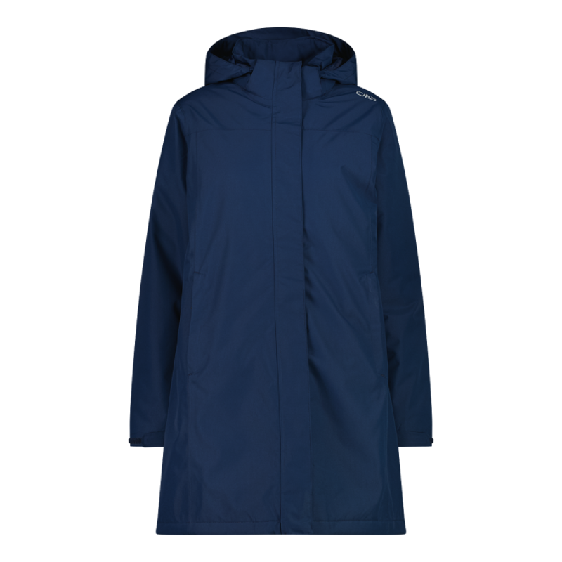 CMP Womens Waterproof Insulated Parka in Blue Ink Navy