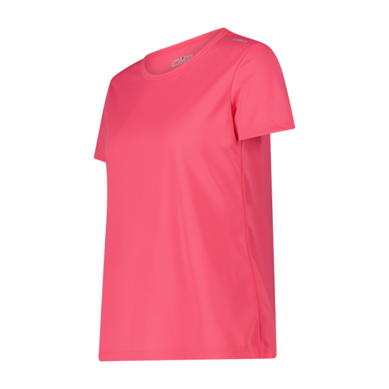 CMP Women's Tech T-Shirt in Pink Fluo-1