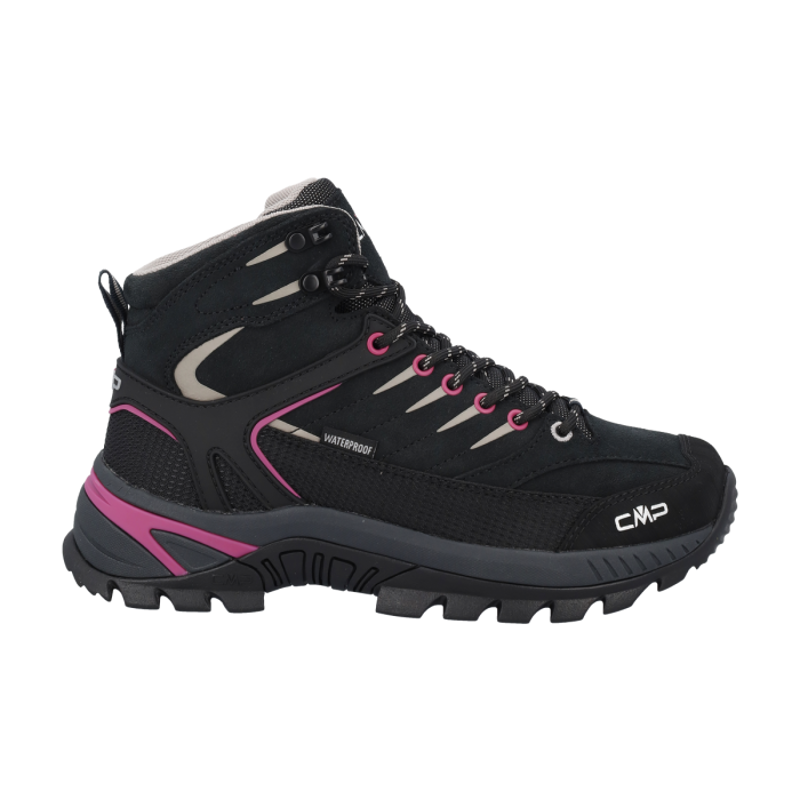 CMP Women's Rigel 2.0 Mid Waterproof Boot in Deep Piombo/Amaranto-1