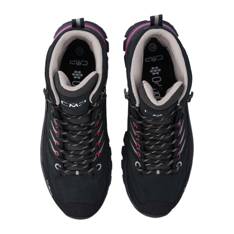 CMP Women's Rigel 2.0 Mid Waterproof Boot in Deep Piombo/Amaranto-2